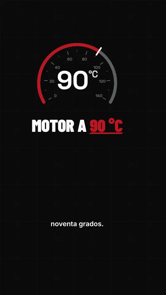 Cuadro del reel de Nivel Cero: motor a 90 grados